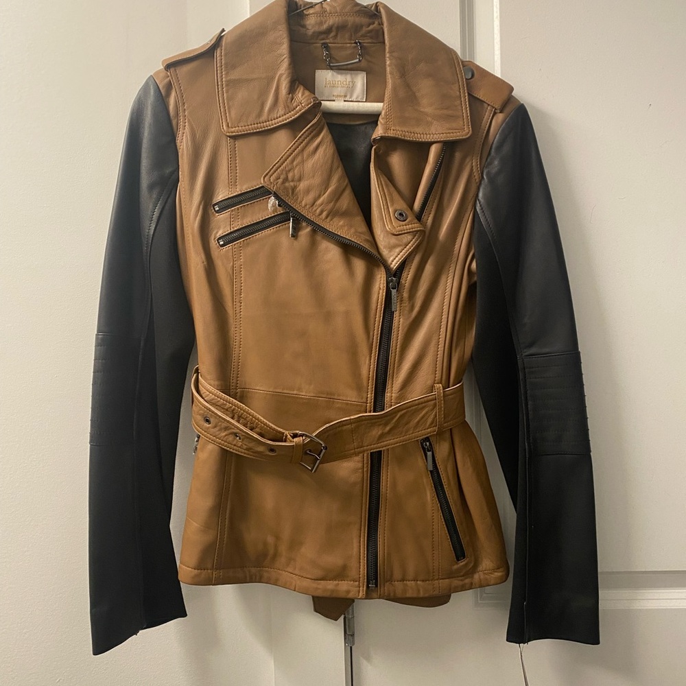 Laundry by Shelli Segal Leather Jacket